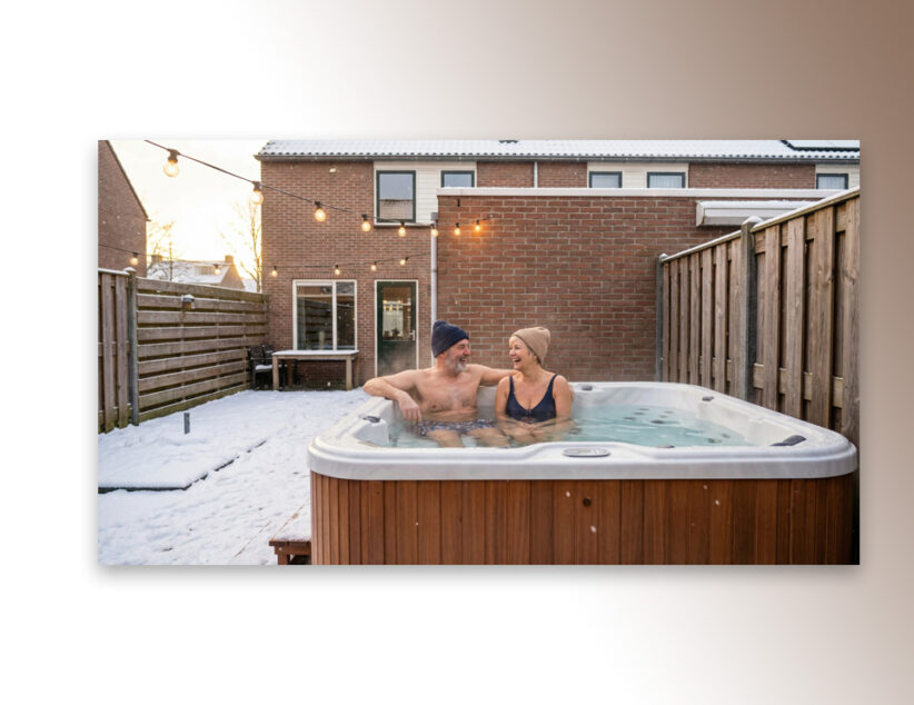 Winter-wellness in eigen tuin