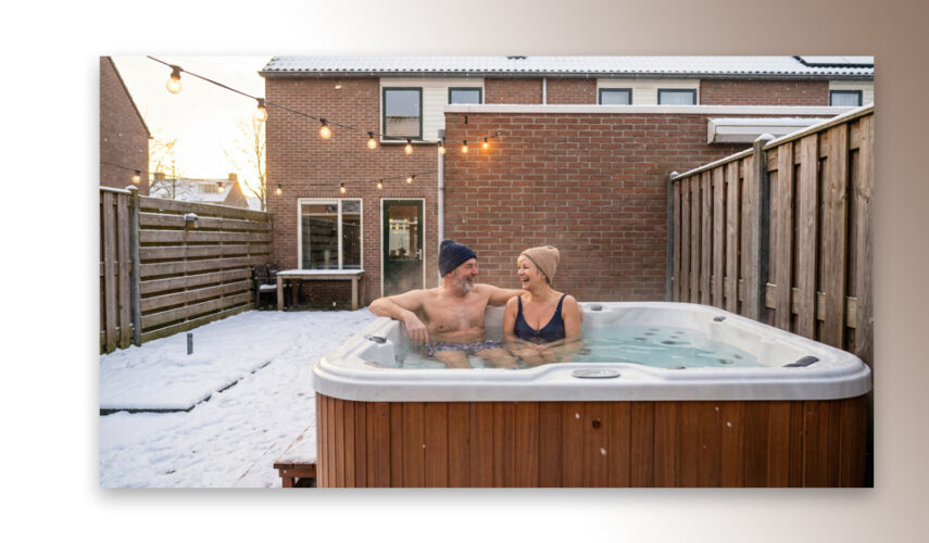 Winter-wellness in eigen tuin