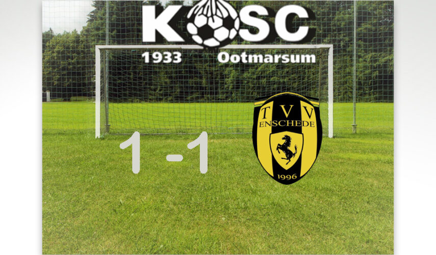KOSC deelt de punten met kampioenskandidaat TVV