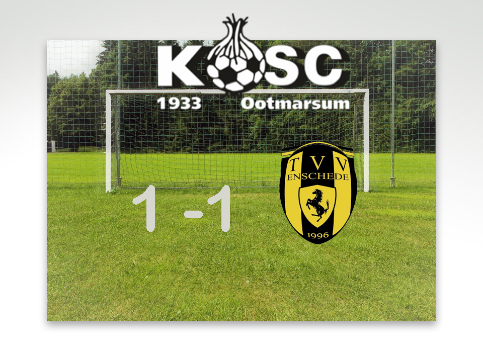 KOSC deelt de punten met kampioenskandidaat TVV