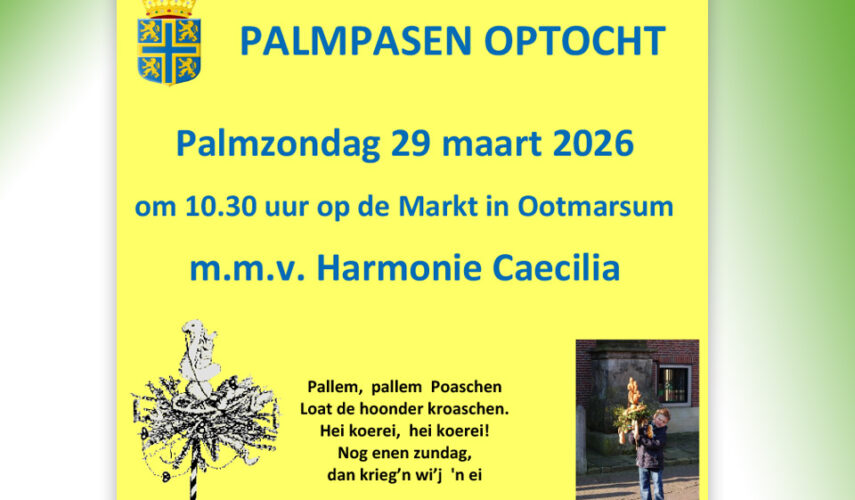 Palmpasenoptocht: Een traditie om in ere te houden