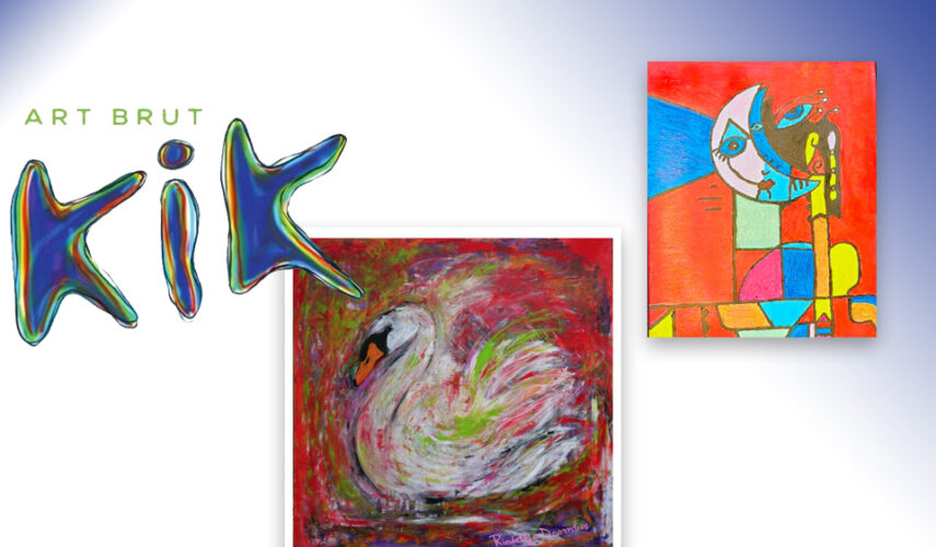 Galerie ART BRUT KiK presenteert werken van vier kunstenaars