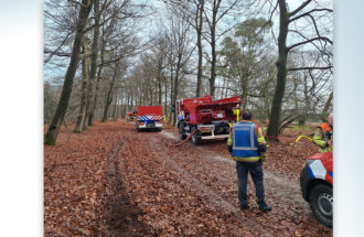 Brandweeroefening in het Springendal