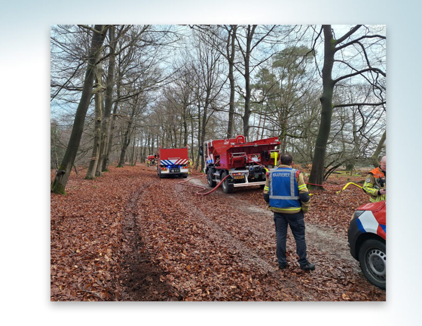Brandweeroefening in het Springendal