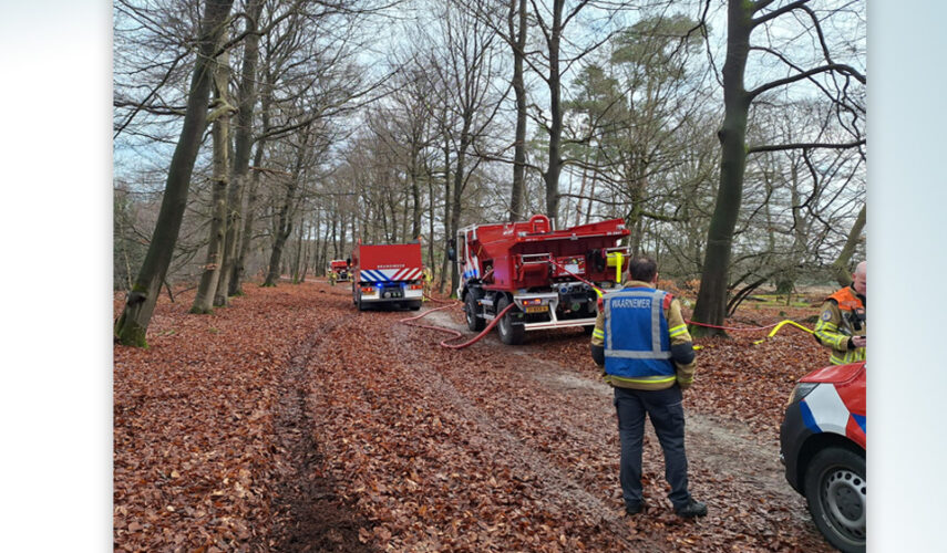 Brandweeroefening in het Springendal