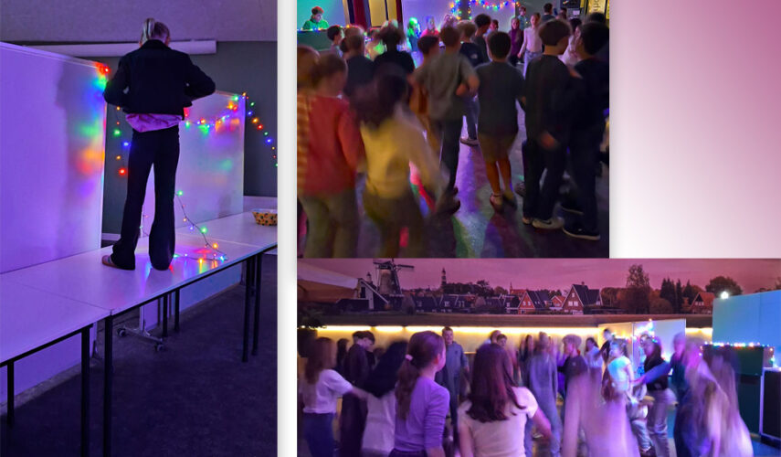 Volle dansvloer in het Damast