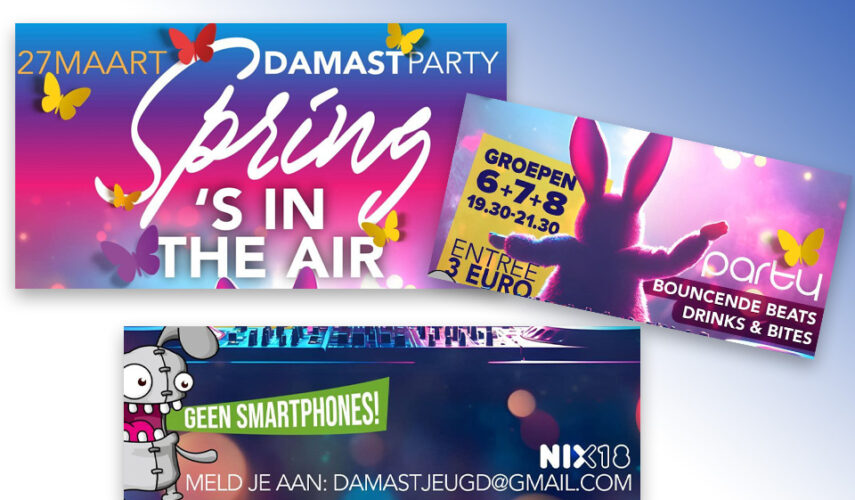 Jeugddisco in Het Damast