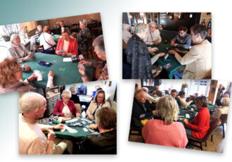 Zilveren kroegentocht bridgers op een heerlijke zonnige dag