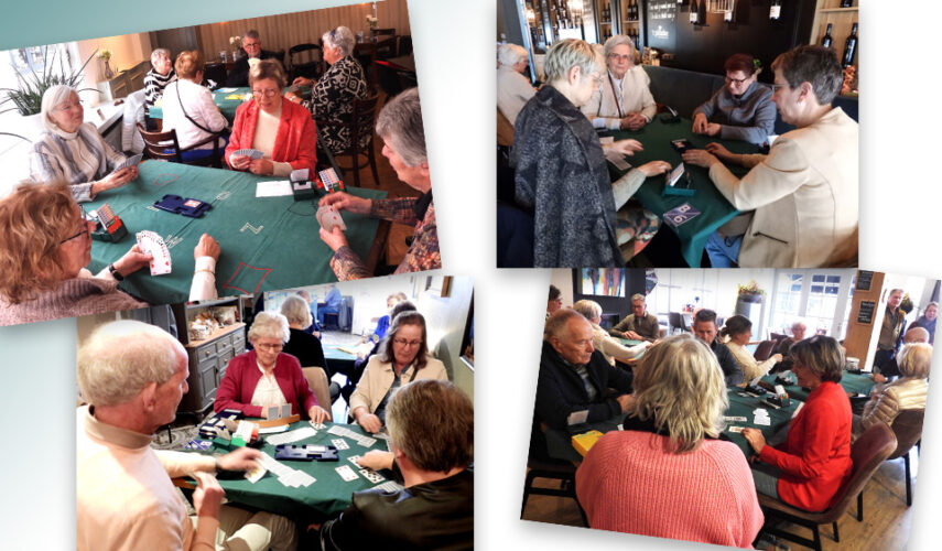 Zilveren kroegentocht bridgers op een heerlijke zonnige dag