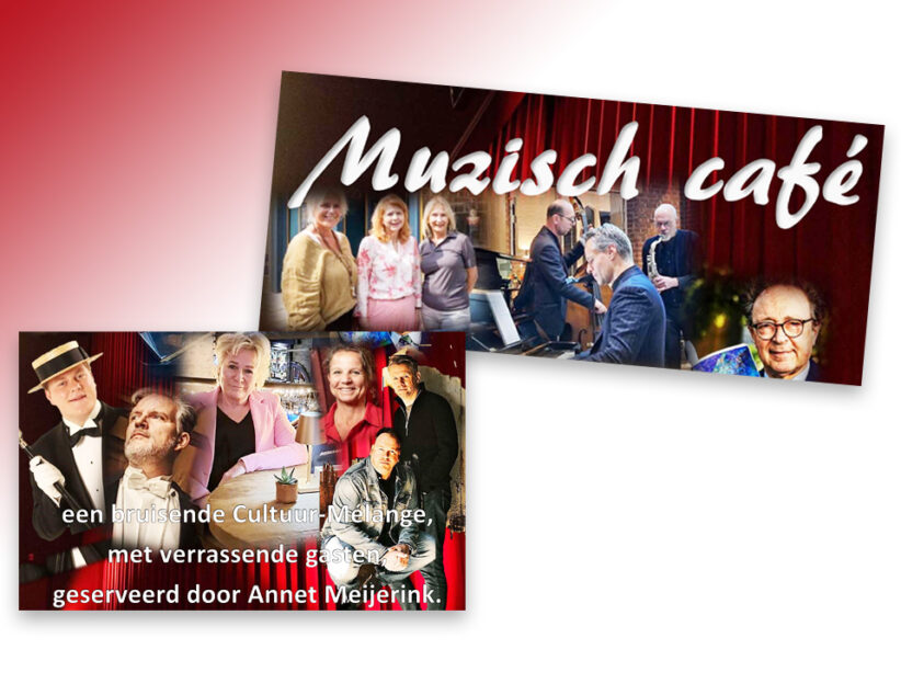 Het lied is leidend tijdens het Muzisch Café