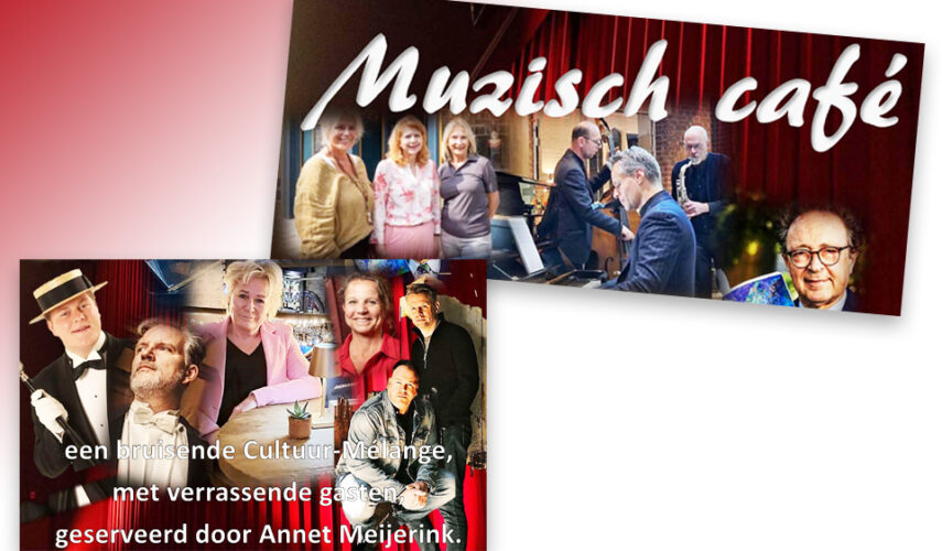 Het lied is leidend tijdens het Muzisch Café