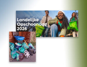 Op pad met knijper en vuilniszak