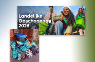 Op pad met knijper en vuilniszak