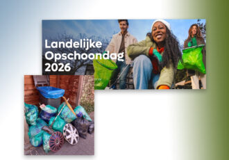 Op pad met knijper en vuilniszak