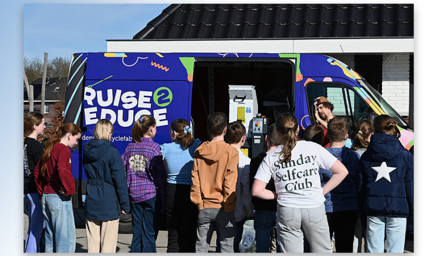 Dag vol actie op basisschool de Kerkewei met Recyclebus