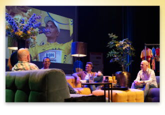 Wielerlegende Erik Breukink bij wielercafé Ronde van Overijssel