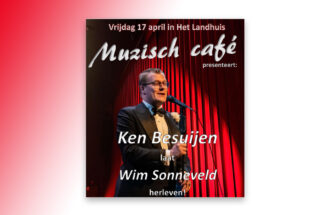 Ken Besuijen als Wim Sonneveld in Muzisch Café