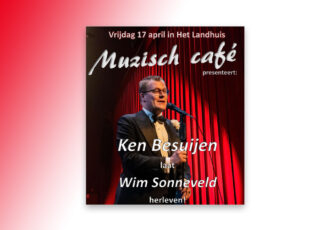 Ken Besuijen als Wim Sonneveld in Muzisch Café