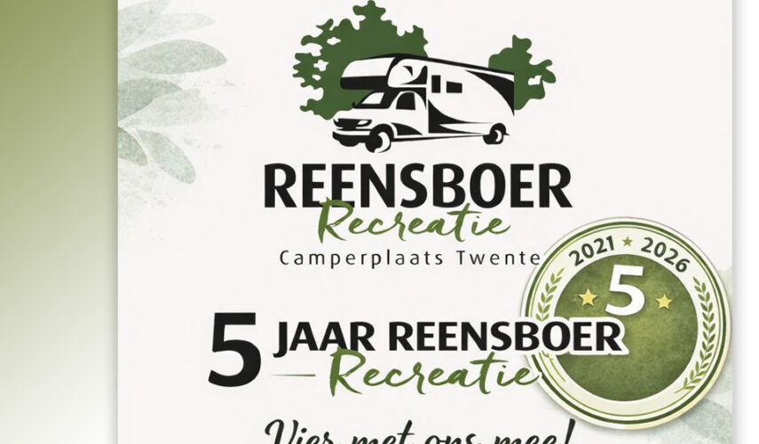 Feestelijk jubileum: Reensboer Recreatie viert 5-jarig bestaan!