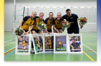 Vijftal neemt afscheid van dames 1 Lammerink Set-Up ‘65