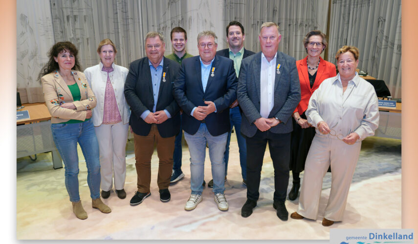 Afscheid raads – en commissieleden met koninklijke onderscheidingen