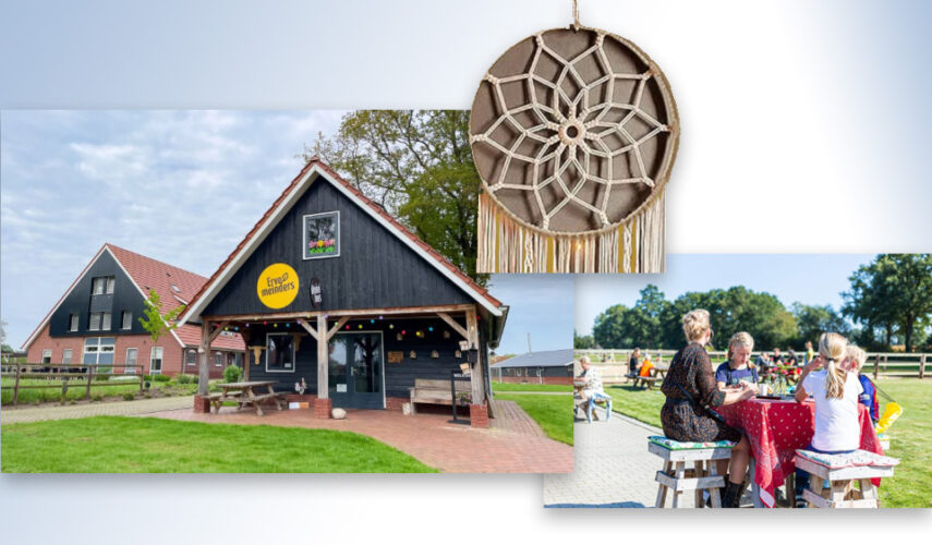 Dromenvanger maken bij Erve Meinders