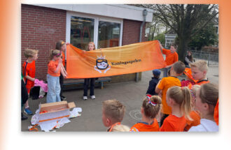 Basisschool ’n Baoken kleurt oranje boven!