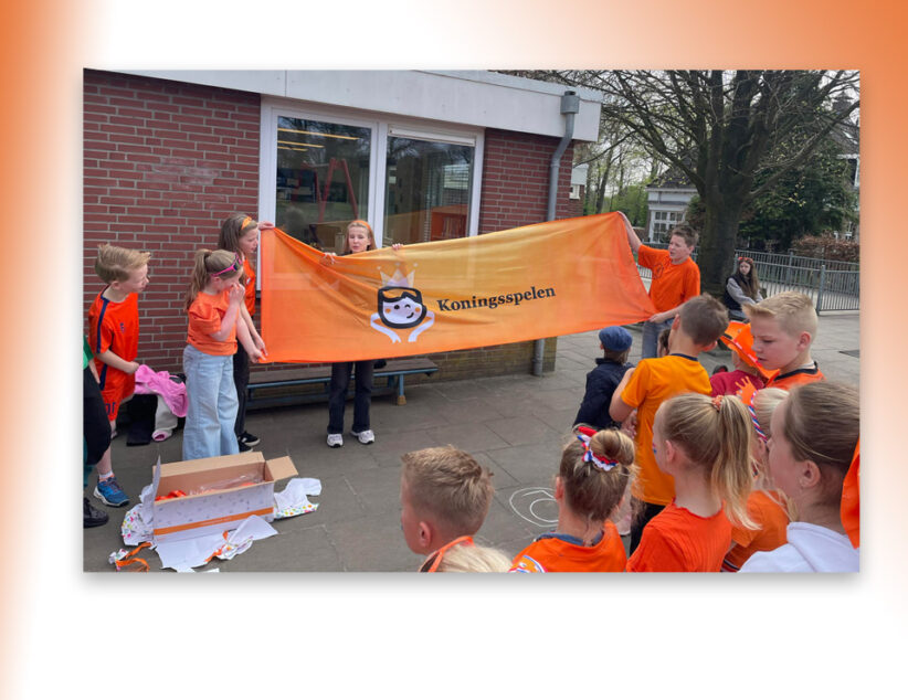 Basisschool ’n Baoken kleurt oranje boven!