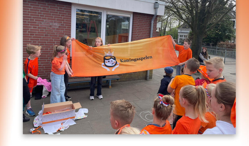 Basisschool ’n Baoken kleurt oranje boven!