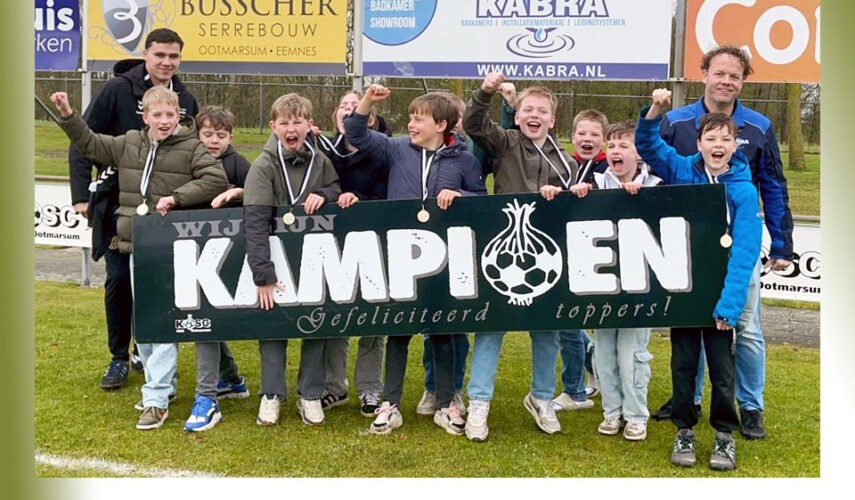 KOSC JO 12-1 kampioen na dubbele zevenklapper