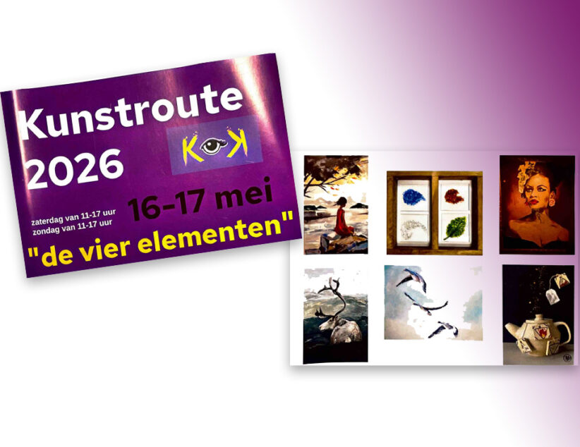 Twaalfde atelierroute met als thema ‘De vier elementen’