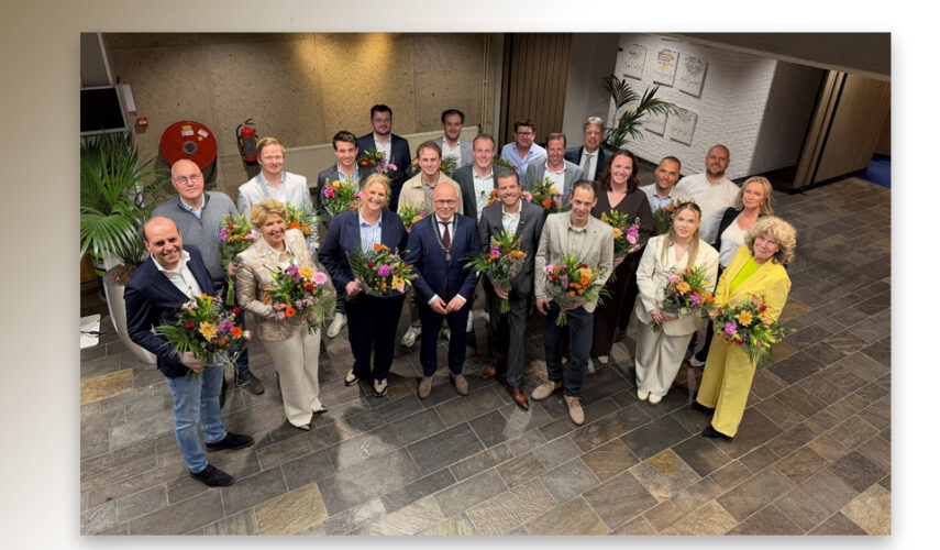 Afscheid en welkom raadsleden gemeente Tubbergen