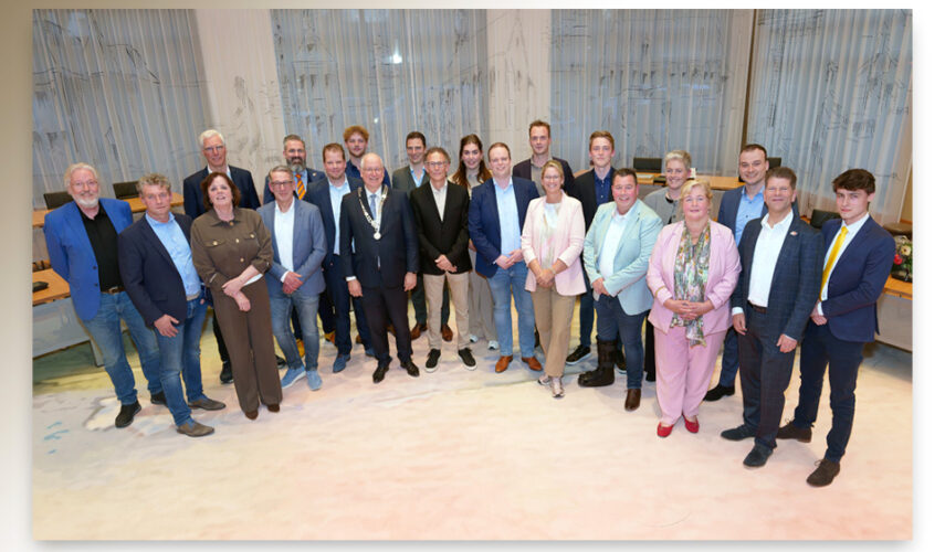 Nieuwe gemeenteraad Dinkelland geïnstalleerd
