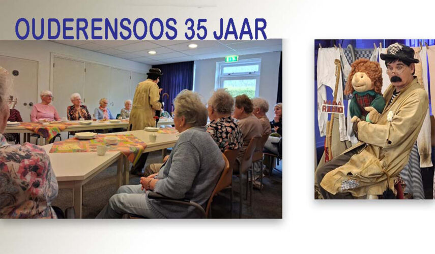 Dorus geeft 35-jarig jubileum Ouderensoos nog meer kleur