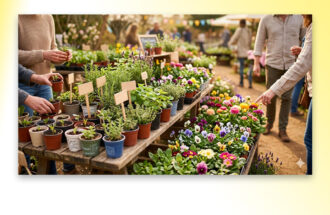 Plantjesmarkt brengt groen en gezelligheid naar hart van Twente