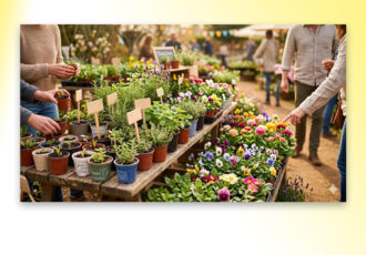 Plantjesmarkt brengt groen en gezelligheid naar hart van Twente