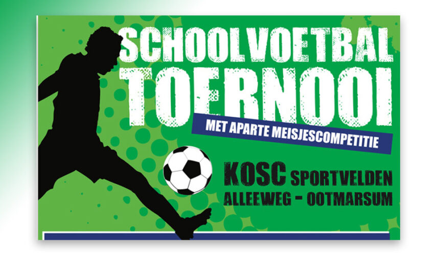 Schoolvoetbaltoernooi op velden KOSC