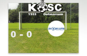 Geen doelpunten bij de Lutte tegen KOSC