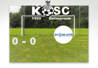 Geen doelpunten bij de Lutte tegen KOSC