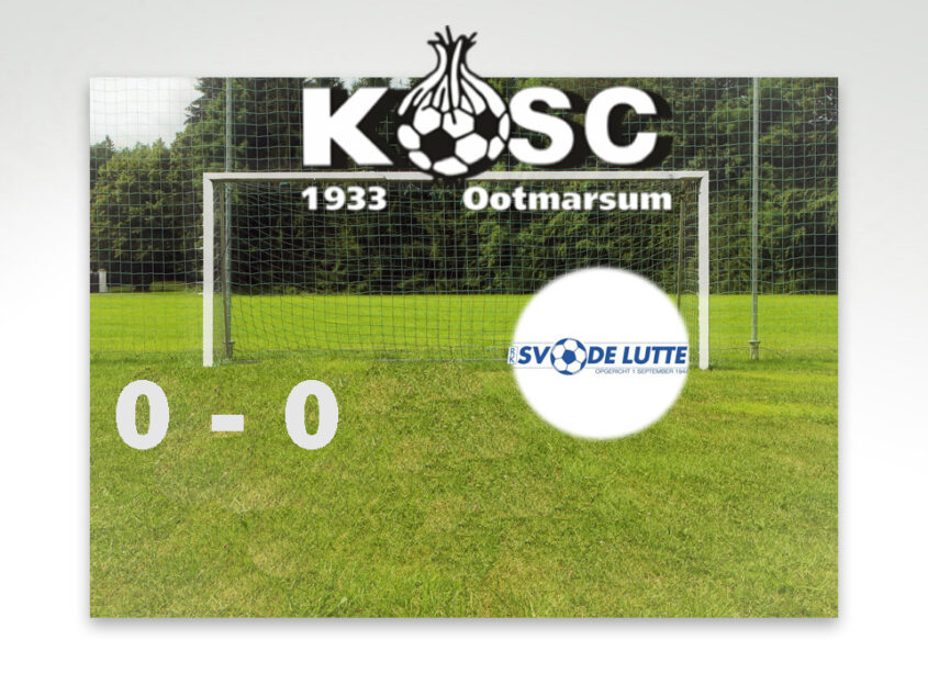 Geen doelpunten bij de Lutte tegen KOSC