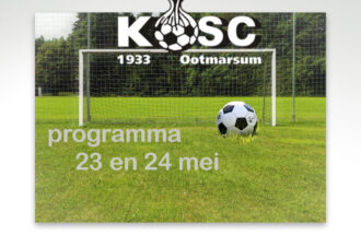 Geen KOSC 1 maar wel voetbal