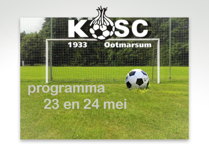 Geen KOSC 1 maar wel voetbal