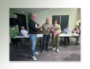 Johan Meijners erepenningmeester Harmonie Caecilia