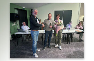 Johan Meijners erepenningmeester Harmonie Caecilia