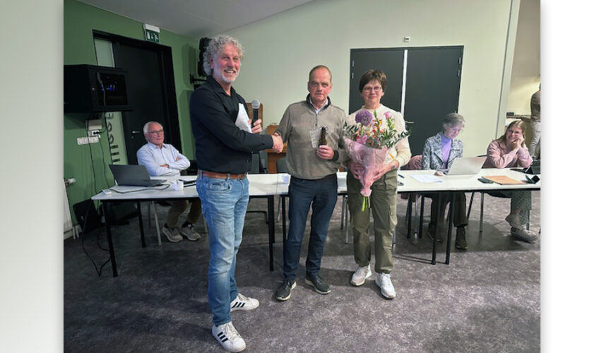 Johan Meijners erepenningmeester Harmonie Caecilia