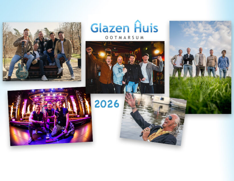 Explosie van muziek galmt straks uit het Glazen Huis Ootmarsum
