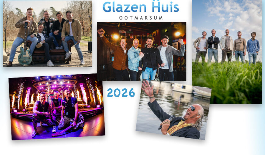 Explosie van muziek galmt straks uit het Glazen Huis Ootmarsum