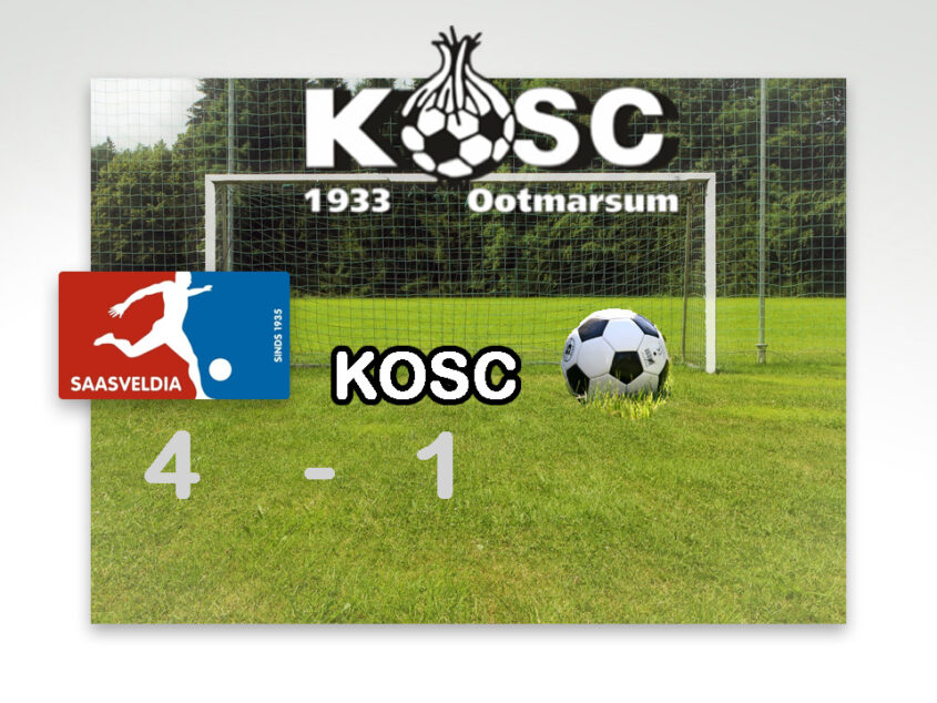 Ruime nederlaag KOSC