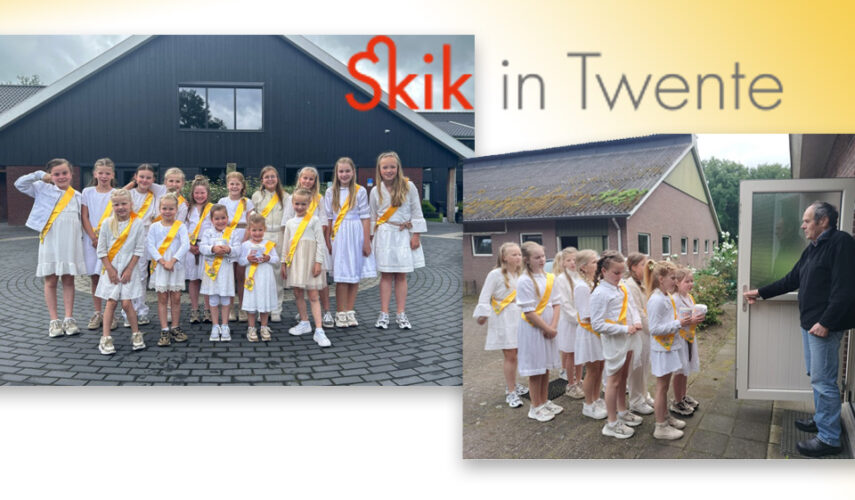Pinksterbruidjes zingen voor ‘Skik in Twente’