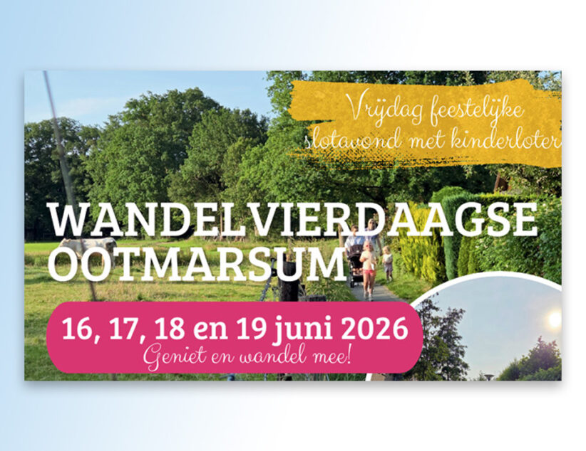 Heerlijk wandelen in een sfeer van saamhorigheid